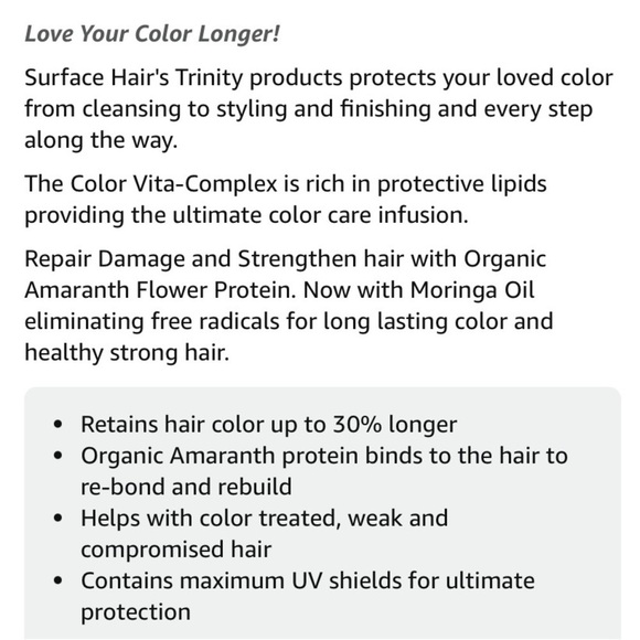 Surface Trinity Color Care Shampoo - Picture 4 of 6